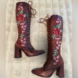 Freebird by Steven Jolie Floral Leather Boot